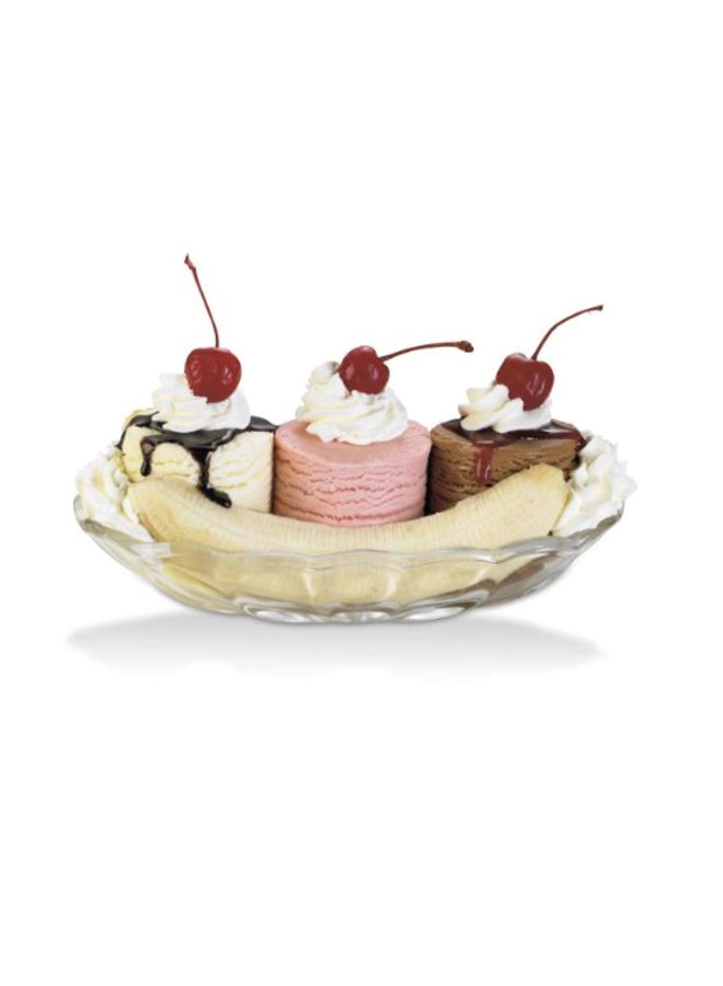 Cuisipro - Ice Cream Scoop And Stack White/Silver 7.9x3.4x2.5inch - Image 1