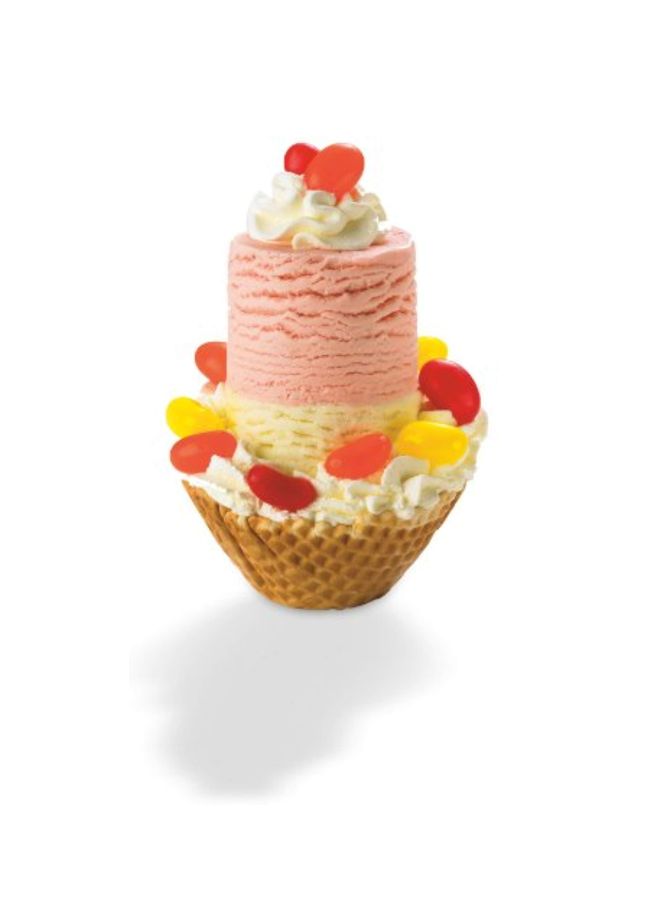 Cuisipro - Ice Cream Scoop And Stack White/Silver 7.9x3.4x2.5inch - Image 1