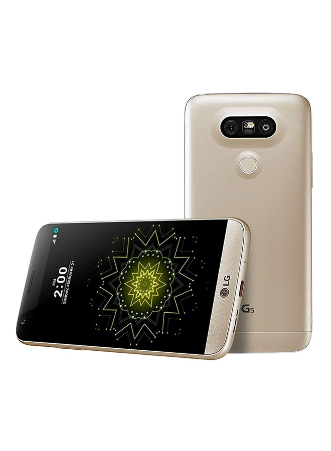 LG - LG G5 Dual SIM - 32 GB, 4 GB, 4G LTE, WiFi, Gold - Image 1