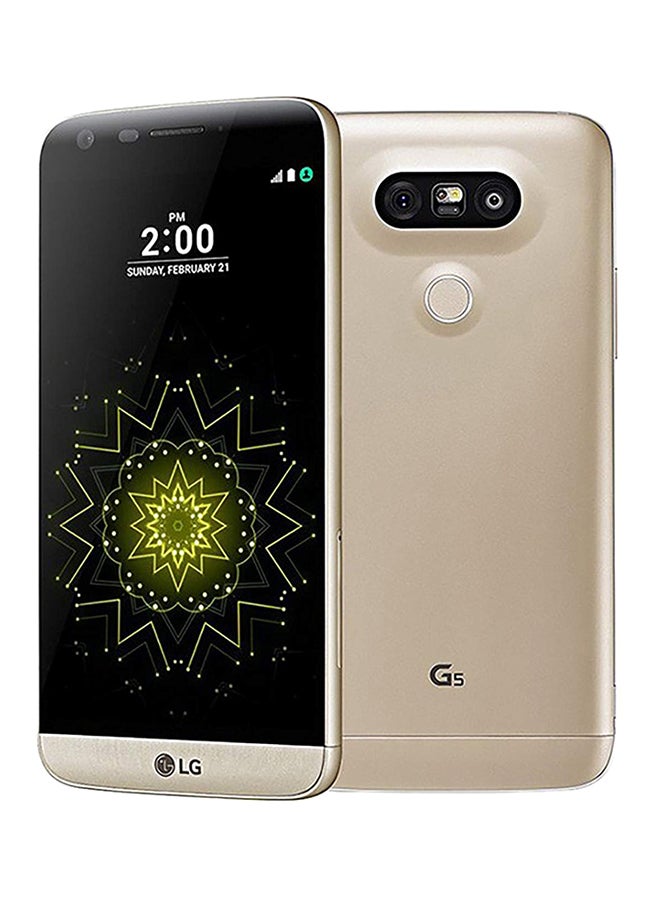 LG - LG G5 Dual SIM - 32 GB, 4 GB, 4G LTE, WiFi, Gold - Image 1