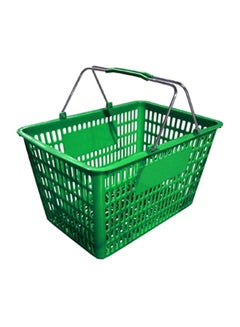 Shopping Basket Green 18.75x11.5 x10.38inch