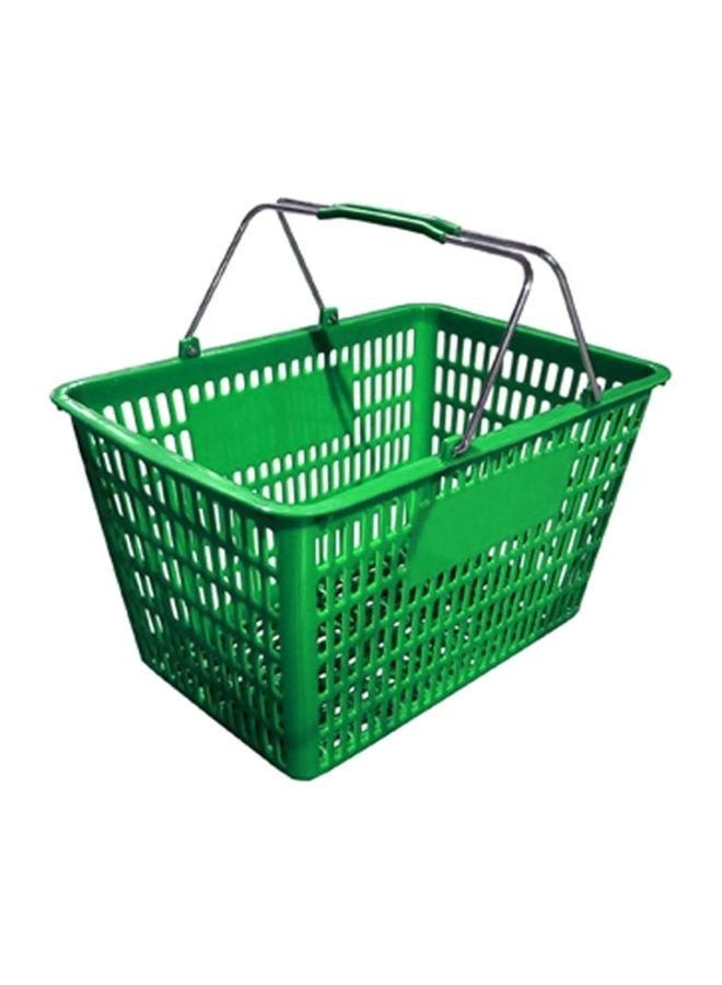 Fma Omcan - Shopping Basket Green 18.75x11.5 x10.38inch - Image 1