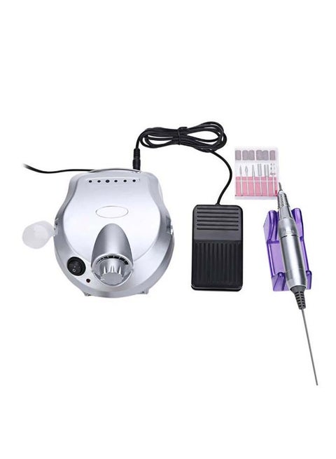Professional Electric File Manicure Polisher Multicolour