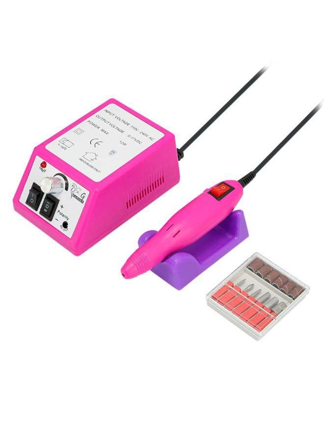 Electric Nail Art Drill Machine Pink
