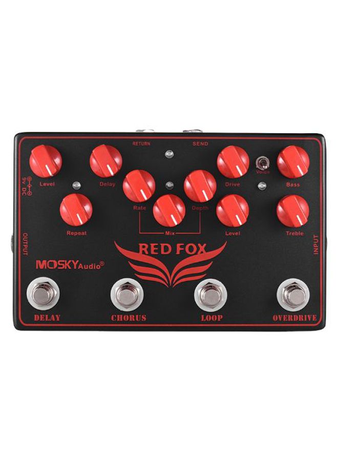 Mosky 4-In-1 Electric Guitar Effects Pedal 