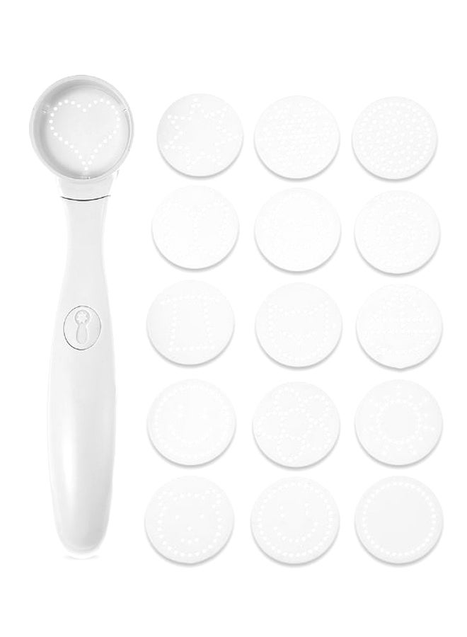 Angel city - Electric Spoon Coffee Cake Decorating Tool White 13.5x1.3x2cm - Image 1