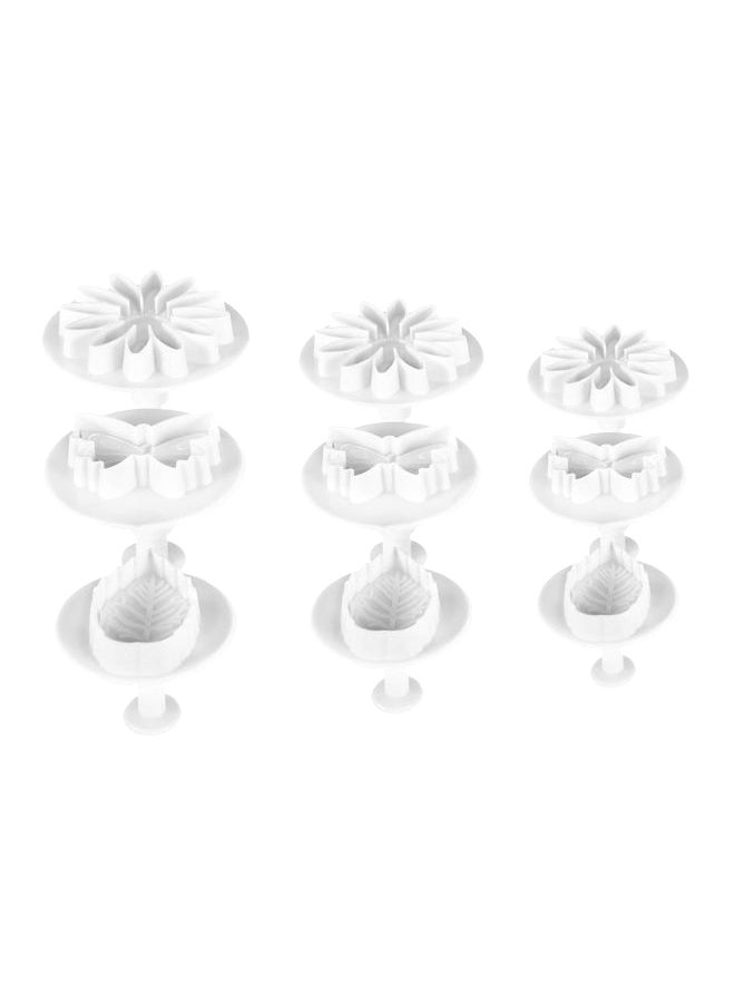 Angel city - Flower Fondant Cake Decorating Kit Set White - Image 1