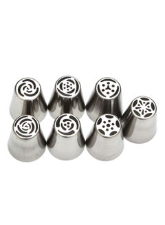 7-Piece Icing Nozzle Set Silver