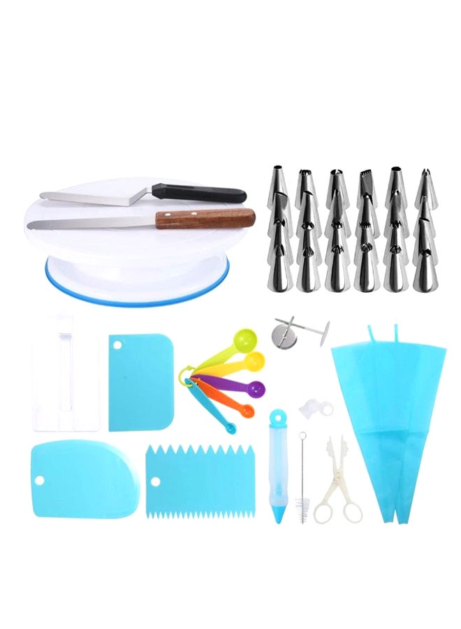 Angel city 41-Piece Cake Decorating Tool Set Multicolour 26 x 26 x 6centimeter 