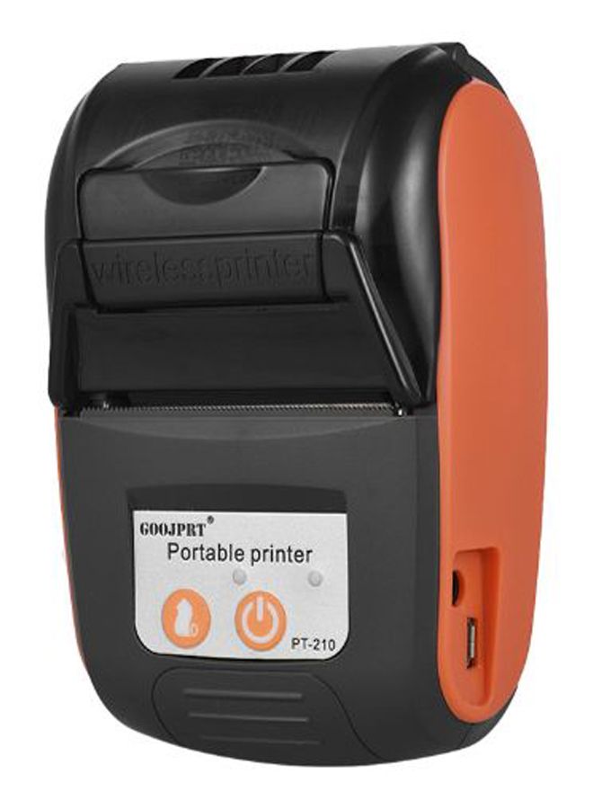 GOOJPRT PT-210 Handheld Thermal Printer Orange/Orange