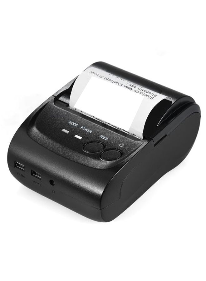 طابعة حرارية لاسلكية صغيرة POS-5802DD أسود