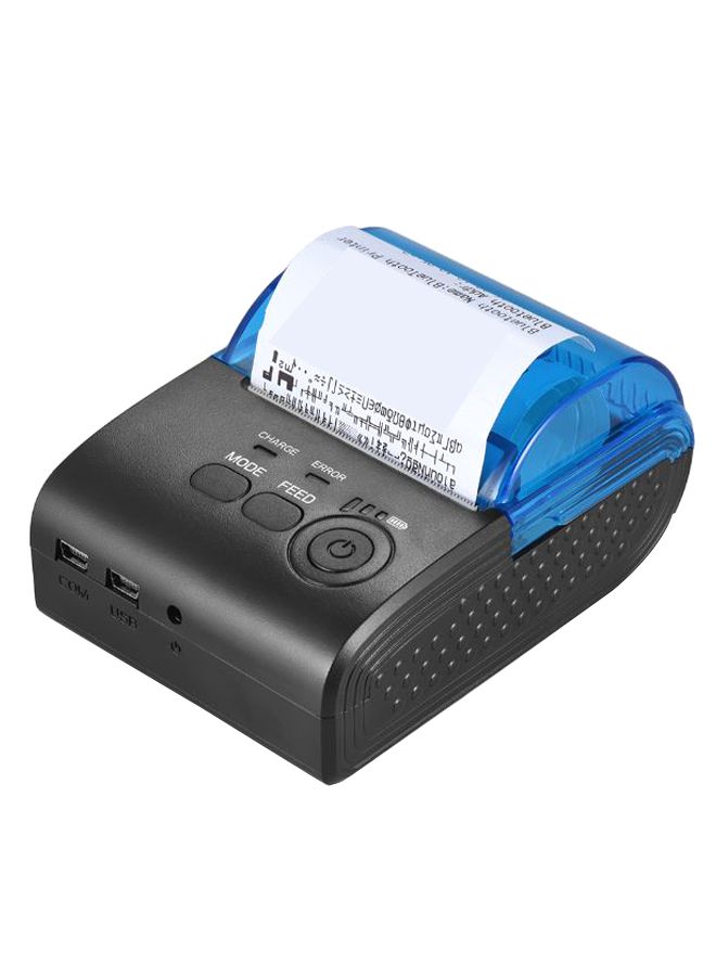 طابعة حرارية لاسلكية صغيرة POS-5805DD أسود