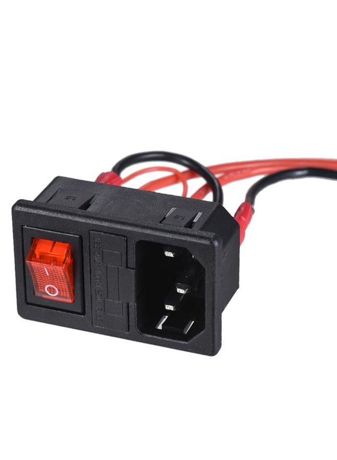 3D Printer Power Supply Switch Socket Black