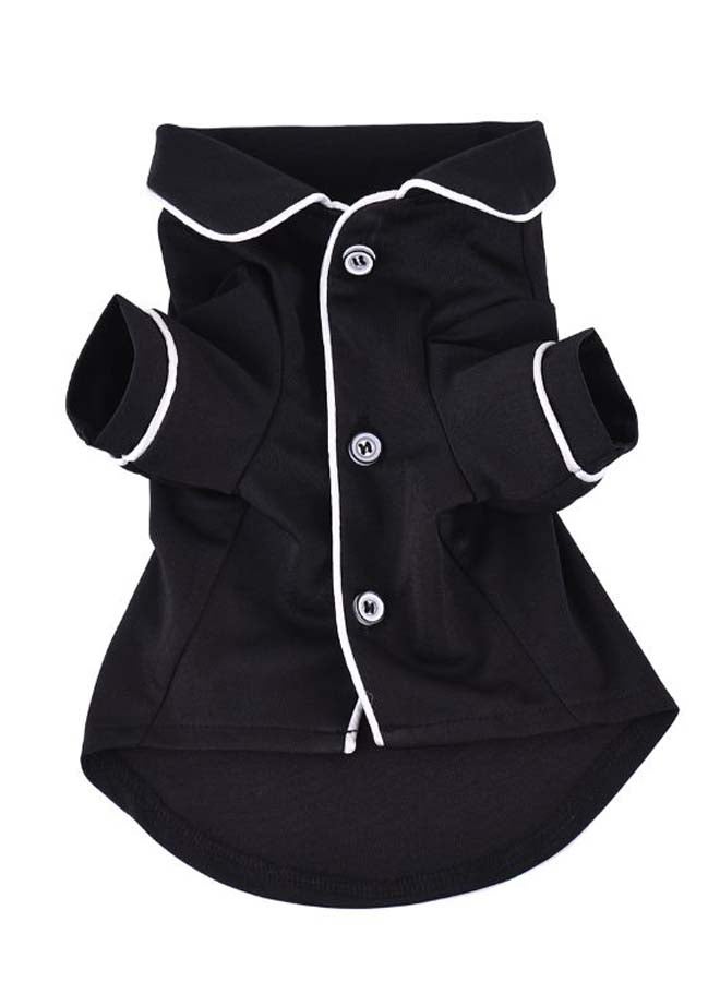 Soft Sleepwear Pajamas Shirt Black/White M