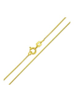 BLING JEWELRY 925 Sterling 14Karat Gold Plated Snake Chain Necklace  - Image 3