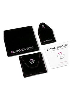 BLING JEWELRY 925 Sterling Silver Evil Eye Drop Earrings  - Image 3