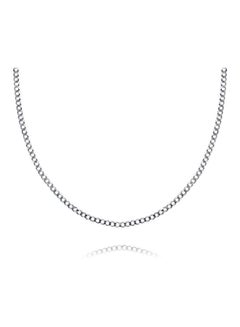 BLING JEWELRY Sterling Silver Solid Curb Cuban Chain Necklace  - Image 4