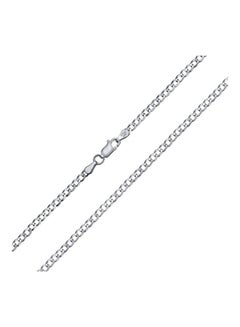 BLING JEWELRY Sterling Silver Solid Curb Cuban Chain Necklace  - Image 5