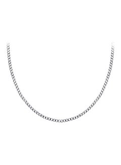 BLING JEWELRY 925 Sterling Silver Curb Cuban Necklace  - Image 1