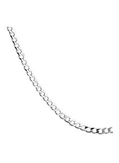 BLING JEWELRY 925 Sterling Silver Curb Cuban Necklace  - Image 5