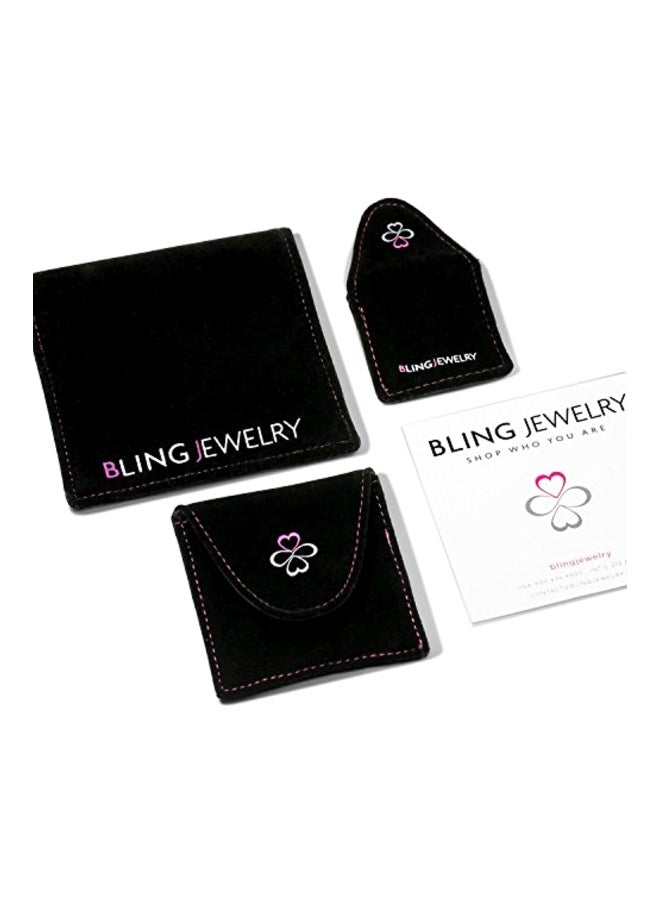 بلينج جولري قلادة بدلاية إيطالية من الفضة الإسترليني عيار 925 - Image 2