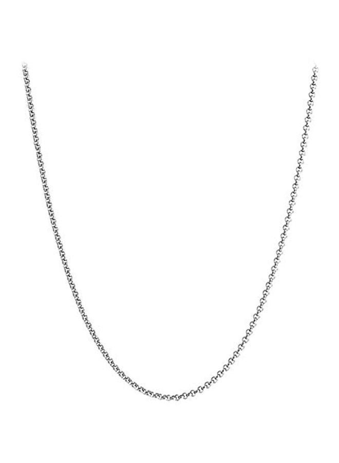 بلينج جولري قلادة بسلسلة كابلية مصنوعة من الستانلس ستيل - Image 1