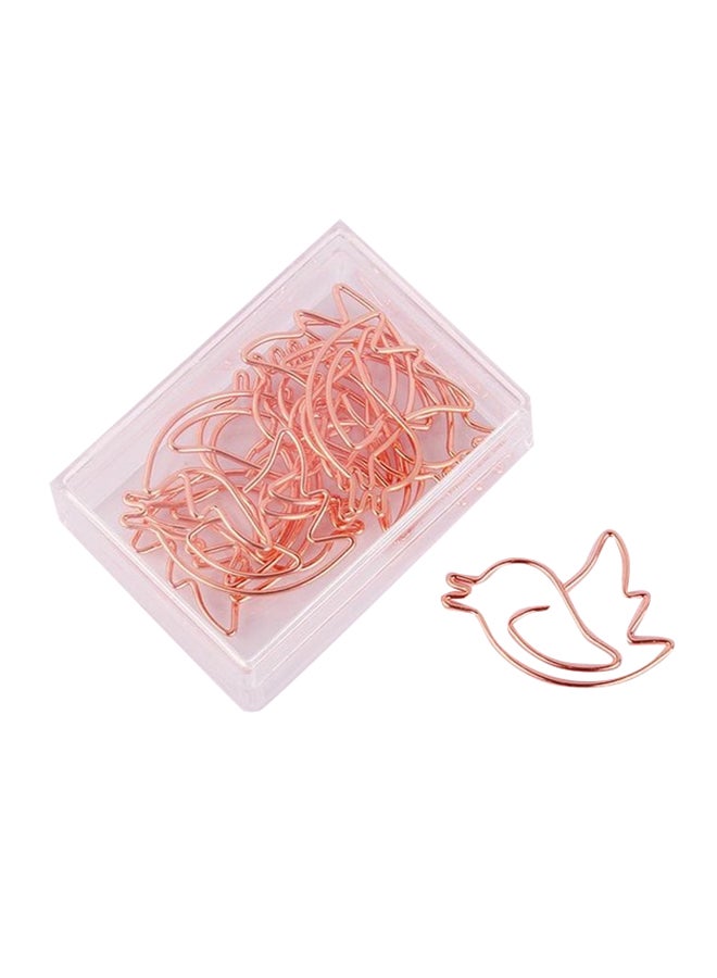 آي تيلكر فاصل مرجعي بتصميم مشبك من المعدن ذهبي وردي