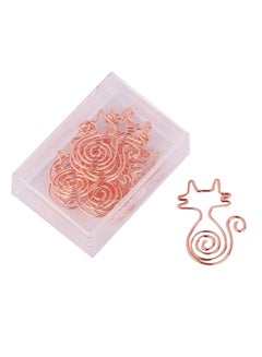 Metal Clip  Bookmark Rose Gold