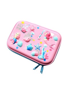 iTelker Unicorn Printed Pencil Case Pink 