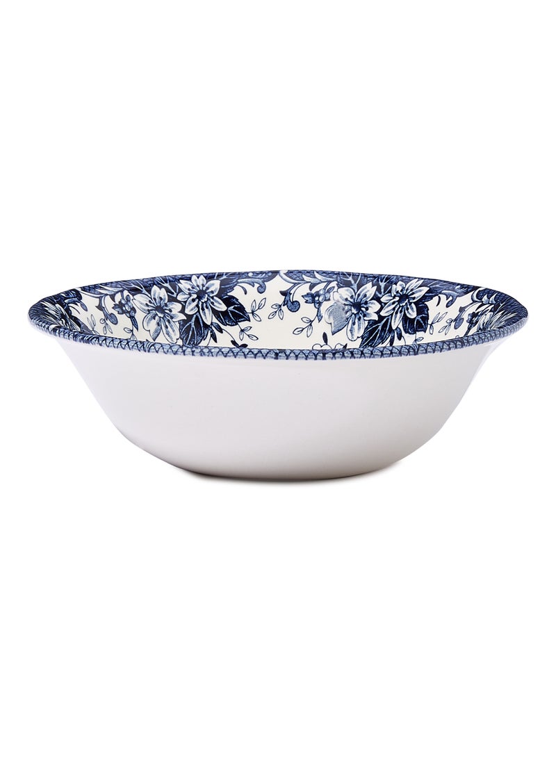 Cereal Bowl Blue/White 15.8cm