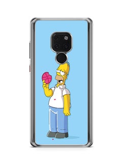 The Simpsons Donut Huawei Mate 20 Homer Simpson Phone Cover with Transparent Edges Blue