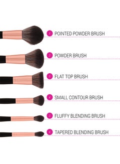 13-Piece Make Up Brush Set Black/Rose Gold - v1557916788/N16107564A_3