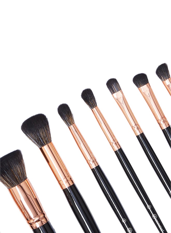 BH Cosmetics 13-Piece Make Up Brush Set Black/Rose Gold  - Image 5