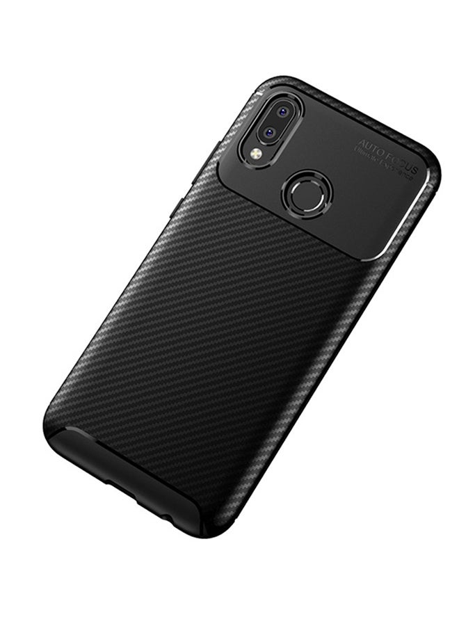 Flash Powder And Diamond Card Holder Protective Case Cover For Huawei Nova 3E Black  - Image 1