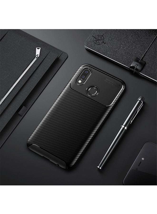 Flash Powder And Diamond Card Holder Protective Case Cover For Huawei Nova 3E Black  - Image 3