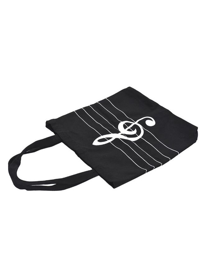Musical High Notes Pattern Tote Bag 
