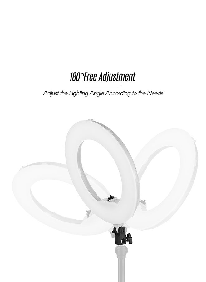 192-Piece LED Ring Light 3200K - 5500K 38W White - Image 2