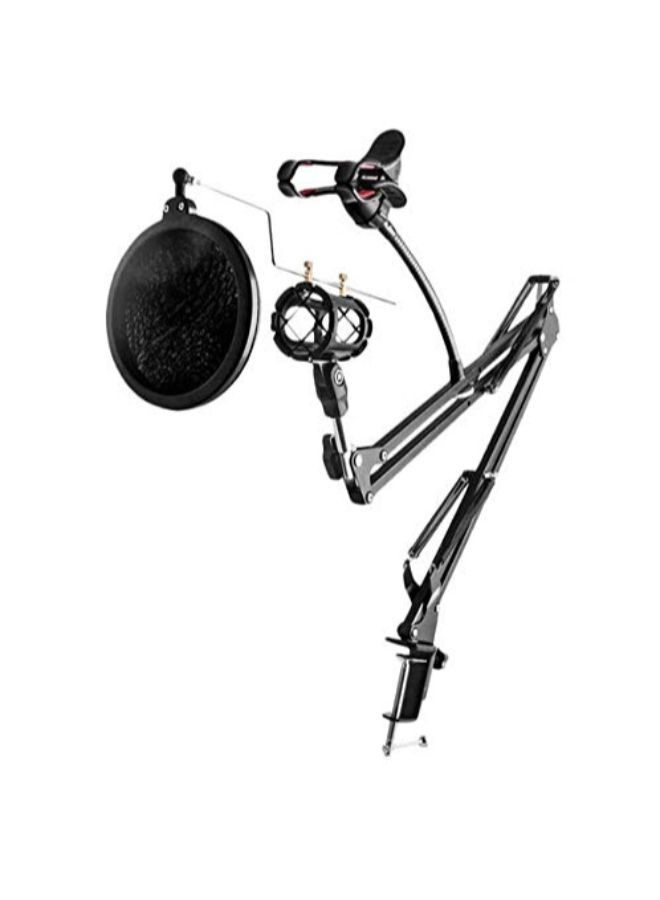 Recording Microphone Arm Stand With Phone Holder 1839700252 Multicolour  - Image 3
