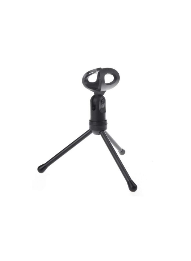 Wired Stereo Condenser Microphone With Holder Clip 4464300182 Black - Image 3