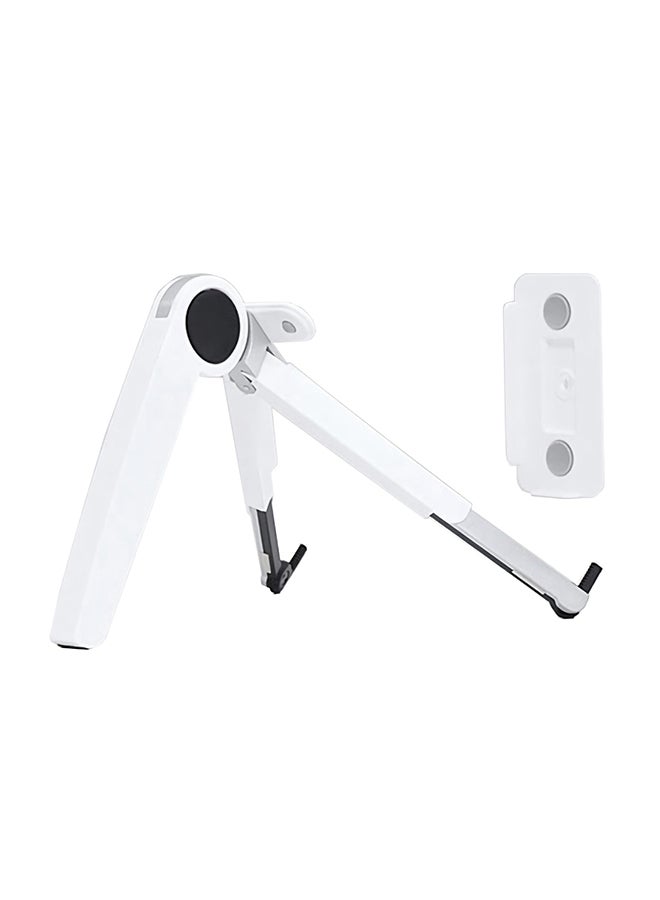 Adjustable Height Portable Laptop And Tablet Stand White  - Image 1