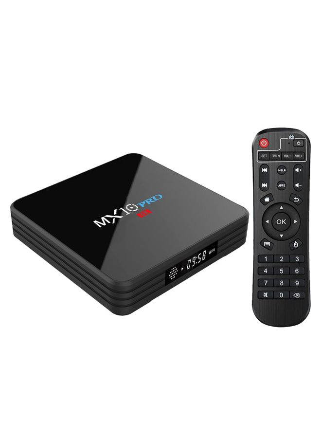 MX10 Pro Android HD Media Player Set Top Box V4621 Black