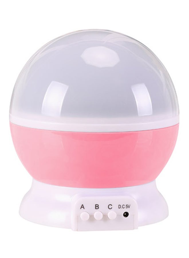 LED Constellation Starry Twinkle Projector Lamp Pink/White 0.375kg - Image 1