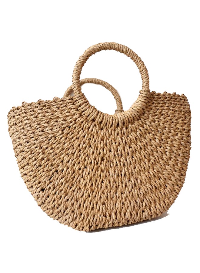 Generic - Weaving Straw Beach Tote Beige - Image 1