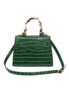 BAGGRA Crocodile Pattern Shoulder bag Green  - Image 2