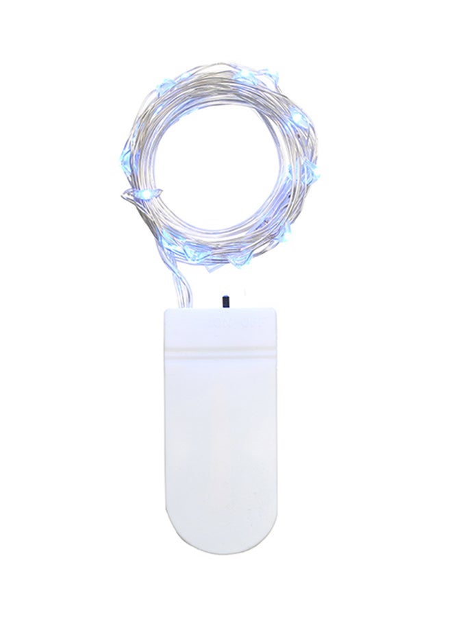 Generic - 20 LED Fairy Starry Copper Wire String Extra Flexible Bendable Light Strip White 2meter - Image 1