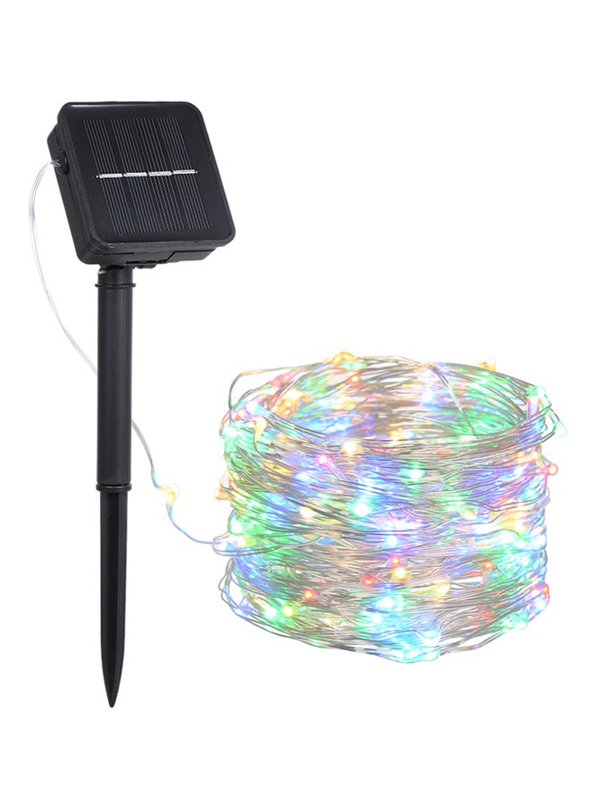 200 LED Solar Powered Energy Copper Wire Fairy String Light Lawn Lamp Black 20meter - Image 1