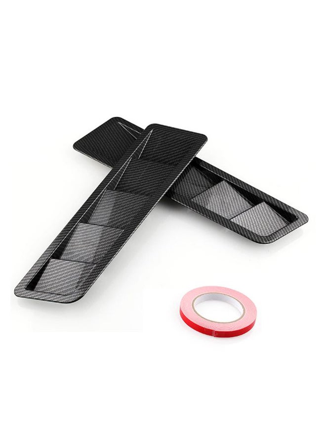 Generic 2-Piece Hood Vent Louver Cooling Trim Set 