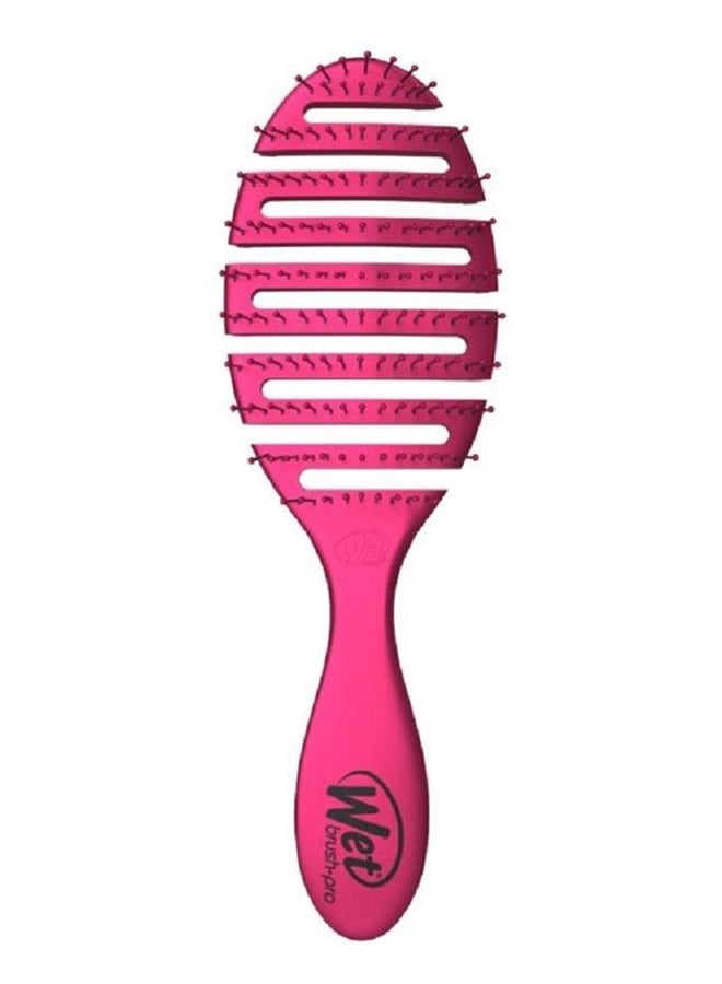 فرشاة مرنة للشعر الجاف وردي 1.25بوصة