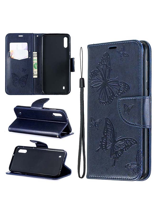 صوجي غطاء حماية قلاب لهاتف سامسونج جالاكسي A10 أزرق - Image 2