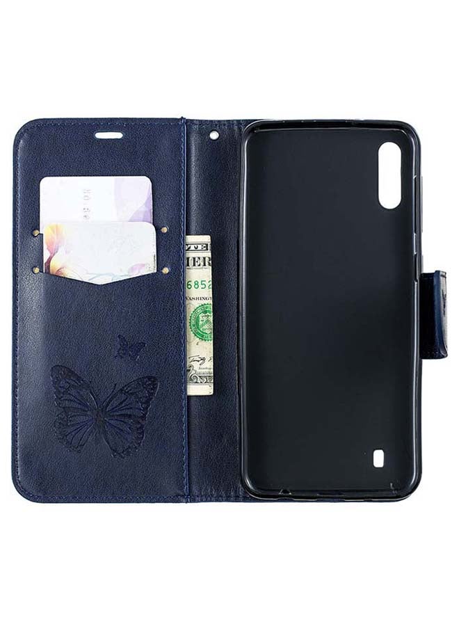 صوجي غطاء حماية قلاب لهاتف سامسونج جالاكسي A10 أزرق - Image 3